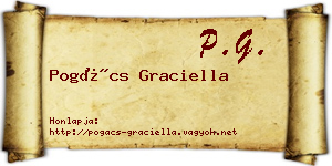 Pogács Graciella névjegykártya